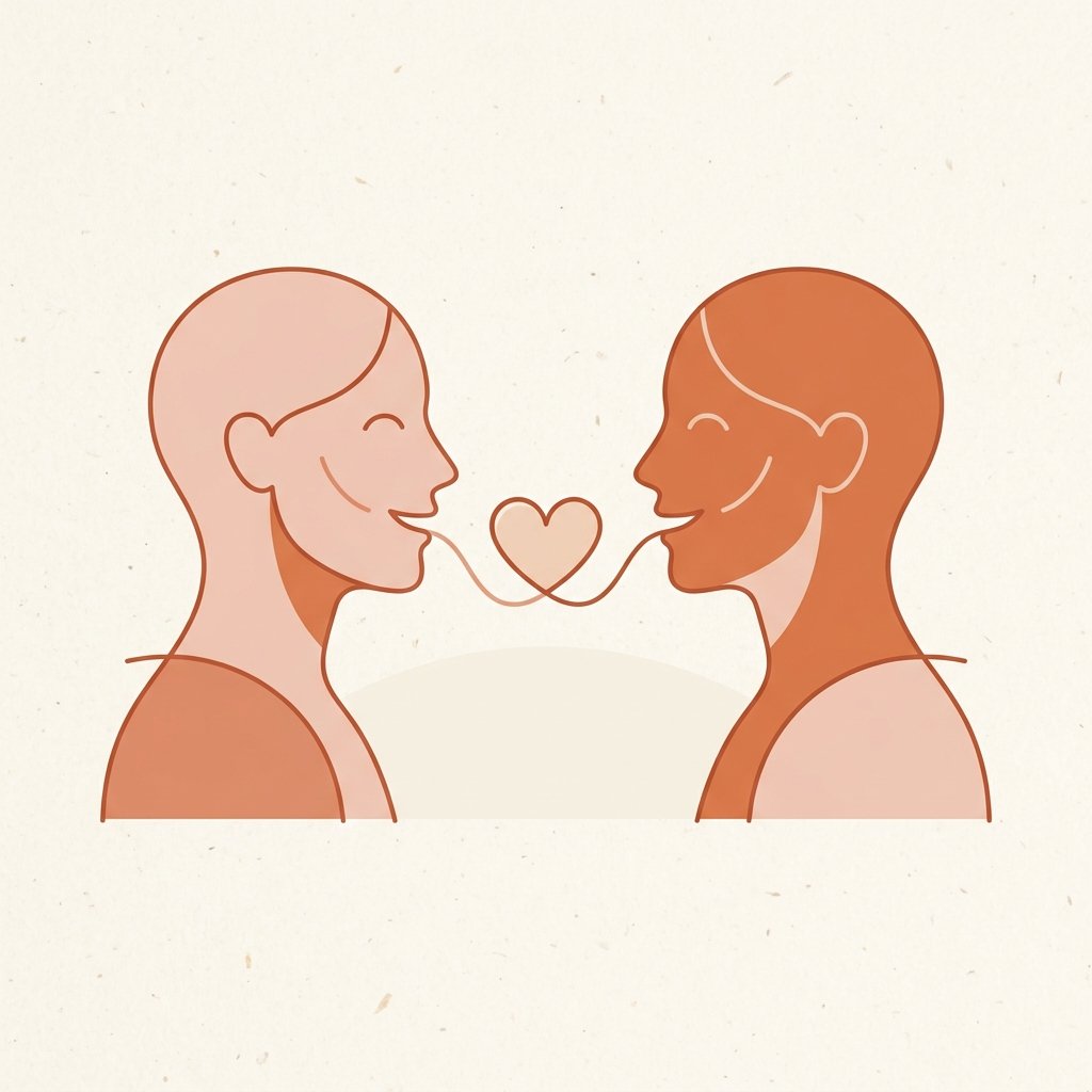 Relationship Growth Coaching illustration representing healthy communication